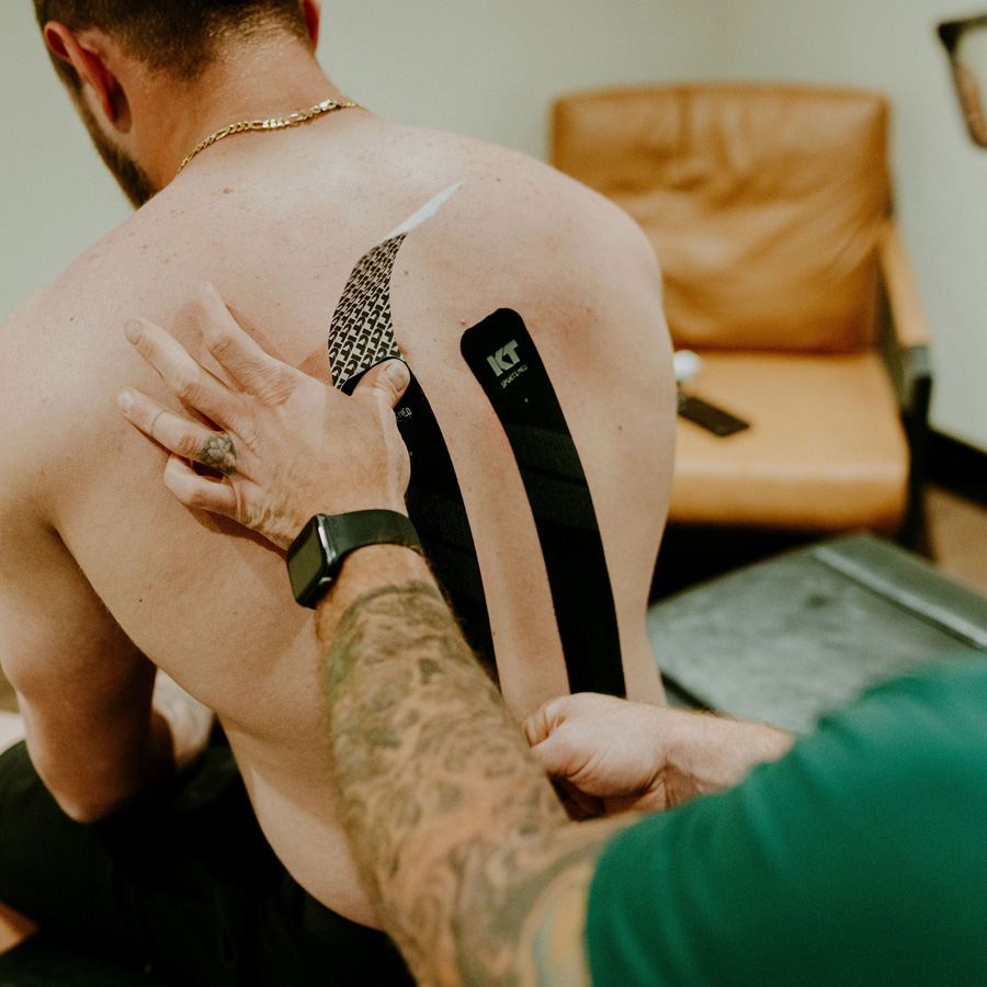 Functional movement taping supporting an active lifestyle