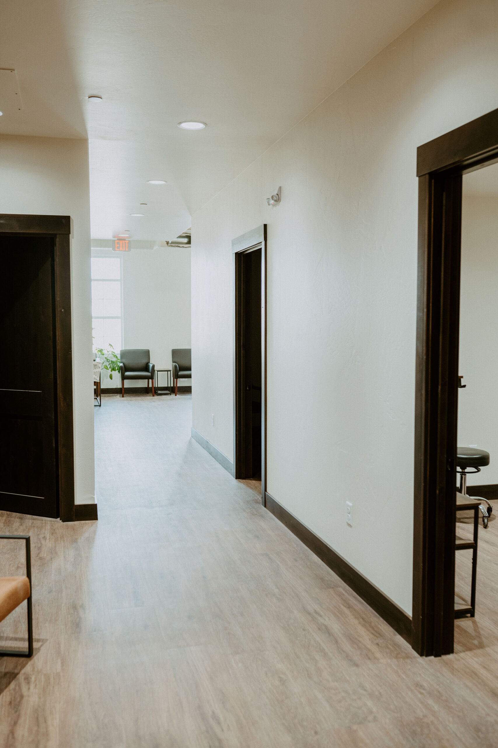 Interior hallway at Windy Ridge Chiropractic in the Bozeman and Four Corners area