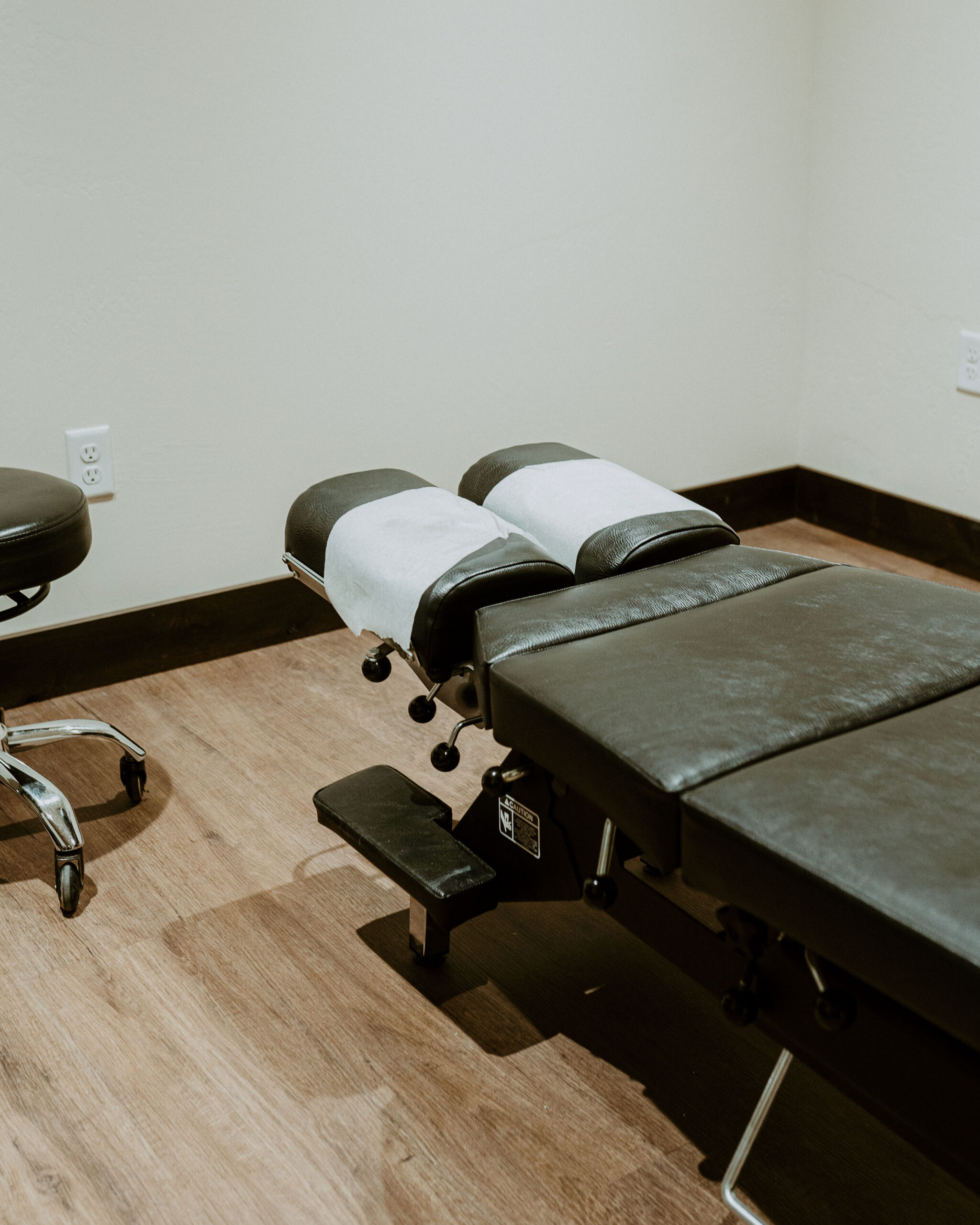 Treatment room at Windy Ridge Chiropractic Four Corners