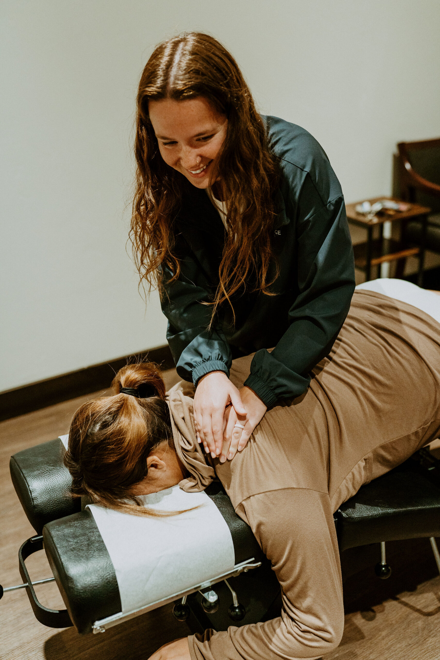 Gentle hands-on pregnancy chiropractic care at Windy Ridge Chiropractic