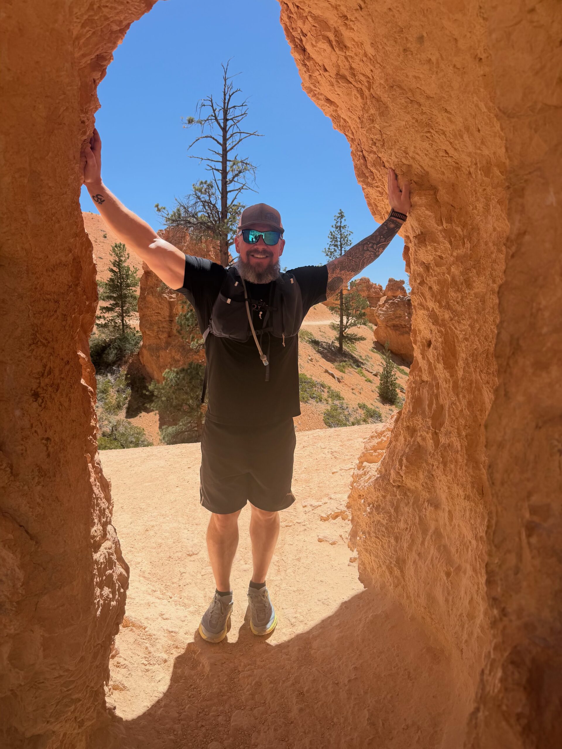 Dr. Josh Prange outside the clinic